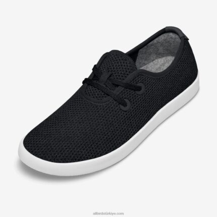Allbirds erkek ağaç kaptanları L6L2L64 simsiyah (beyaz taban)