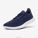 Allbirds erkek ağaç koşucuları L6L2L11 puslu indigo (kar fırtınası tabanı)