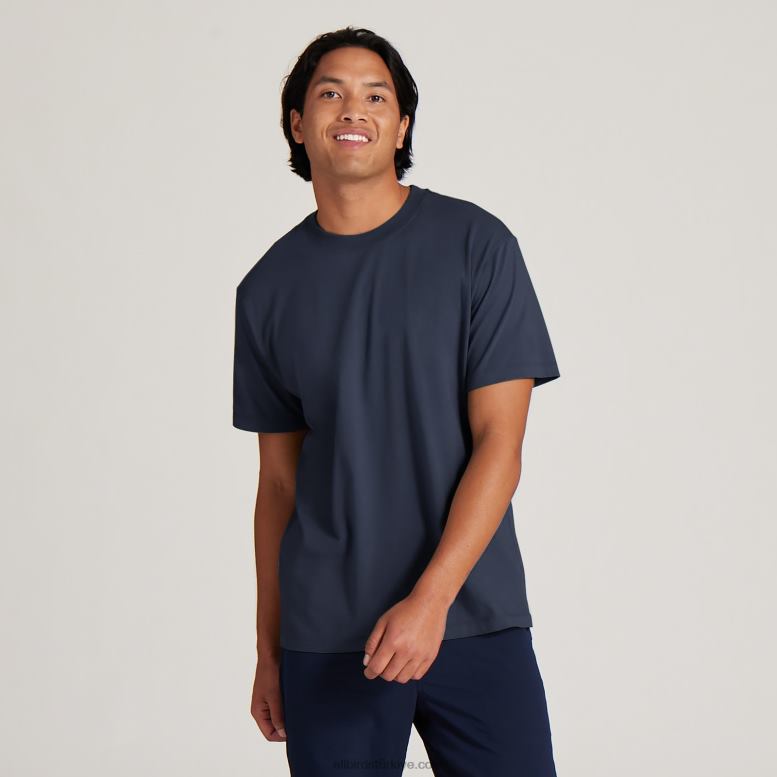 allbirds_erkek_allgood_pamuklu_tisort_l6l2l123_puslu_indigo.jpg Allbirds erkek allgood pamuklu tişört L6L2L123 puslu indigo - Image 1