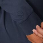 Allbirds erkek allgood pamuklu uzun kollu tişört L6L2L139 puslu indigo - Image 4