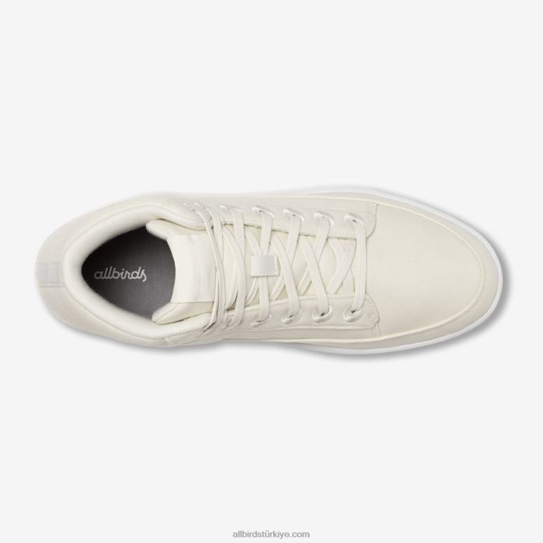Allbirds erkek kanvas pacer mids L6L2L91 doğal beyaz (kar fırtınası tabanı) - Image 4