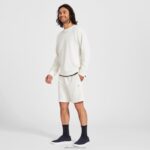Allbirds erkek r&r sweat kısa L6L2L150 doğal beyaz