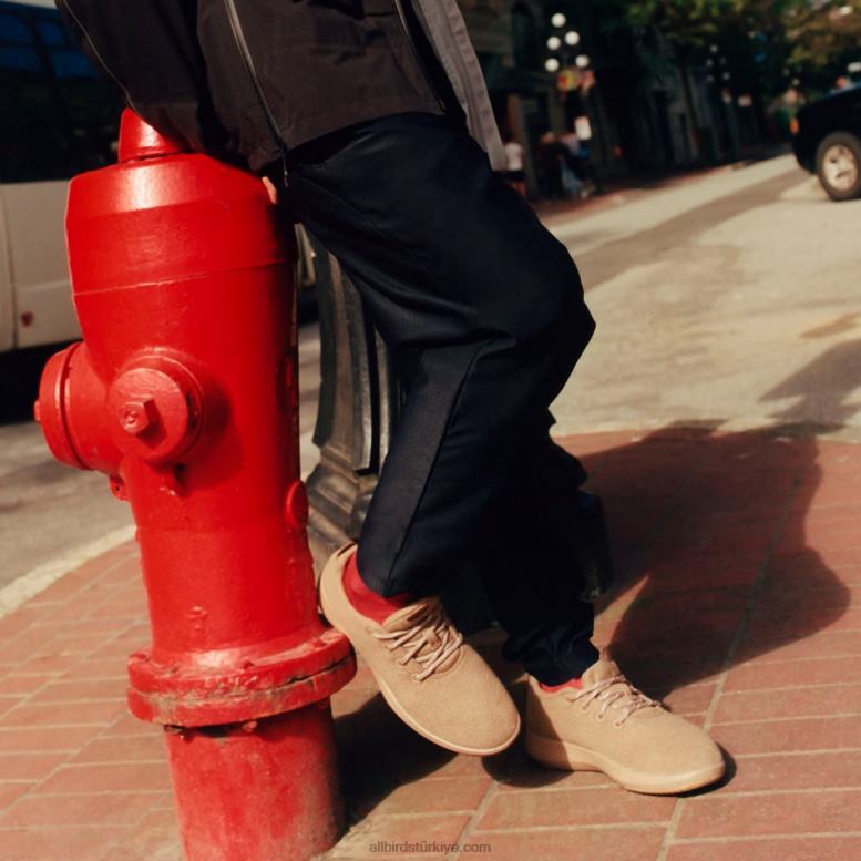 Allbirds erkek yün koşucu mizzles L6L2L48 açık gri (doğal beyaz taban) - Image 2