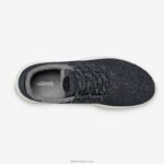 Allbirds erkek yün koşucu mizzles L6L2L49 koyu gri (doğal beyaz taban) - Image 5