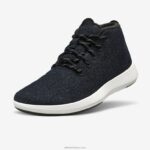 Allbirds erkek yün koşucu mizzles L6L2L75 doğal siyah (doğal beyaz taban)