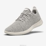 Allbirds erkek yün koşucular L6L2L29 alaca gri (krem taban)