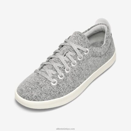 Allbirds erkek yün pipers L6L2L81 alaca gri (beyaz taban)