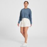 Allbirds kadın r&r sweat kısa L6L2L230 doğal beyaz