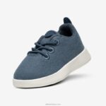 Allbirds küçük kuşlar yün yolluklar - küçük çocuklar L6L2L241 sakin turkuaz (doğal beyaz taban)