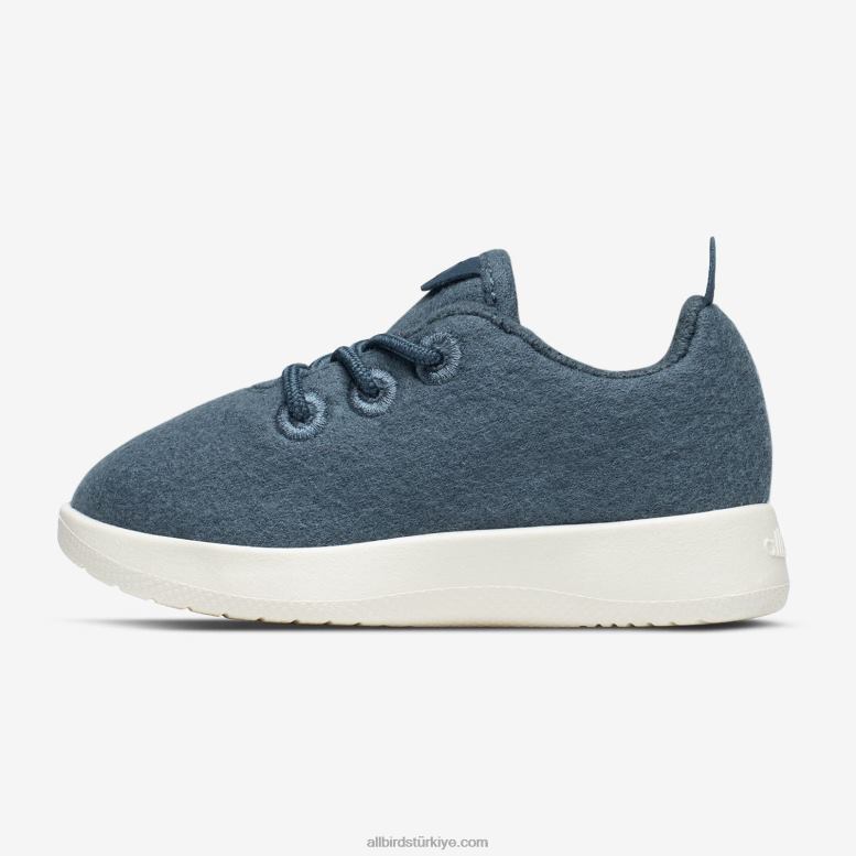 Allbirds küçük kuşlar yün yolluklar - küçük çocuklar L6L2L241 sakin turkuaz (doğal beyaz taban) - Image 3