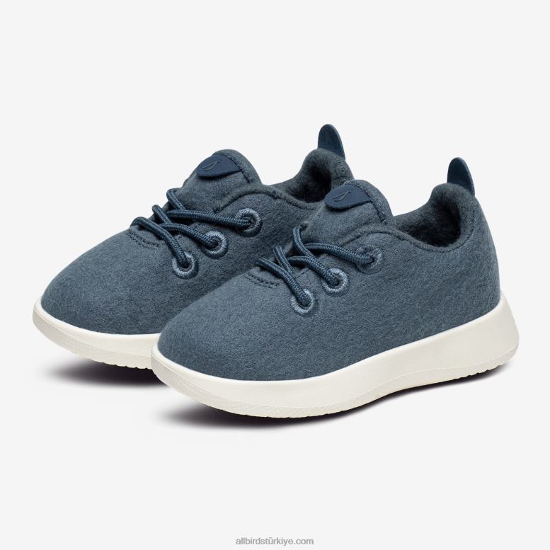 Allbirds küçük kuşlar yün yolluklar - küçük çocuklar L6L2L241 sakin turkuaz (doğal beyaz taban) - Image 7