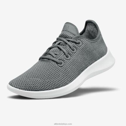 Allbirds erkek ağaç koşucuları L6L2L3 sis (beyaz taban)