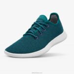 Allbirds erkek ağaç koşucuları L6L2L8 derin zümrüt (kar fırtınası tabanı)